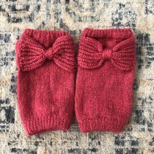 Pink Fingerless Gloves